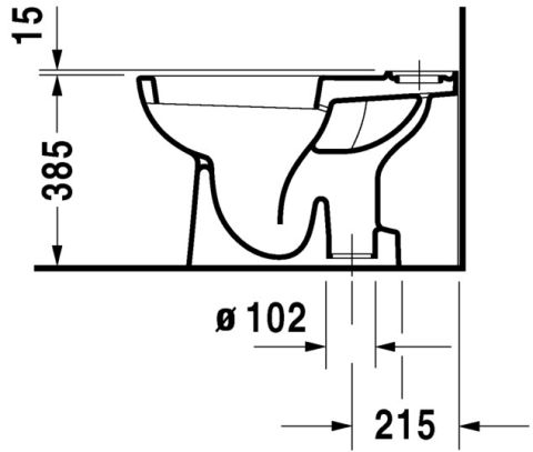 Duravit D-Code monoblokkos WC szett SZP-DU2 (21110100002, 0927000004, 0067310000)