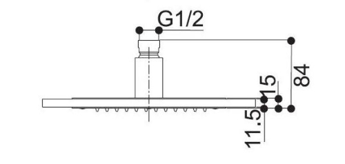 Easy TLS-02 Led világítós fejzuhany