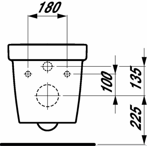 Laufen Lb3 mély öblítésű fali wc 8.2068.1.000.000.1 (H8206810000001)