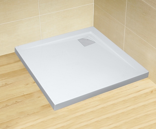 Radaway Argos C négyzet alapú zuhanytálca szifonnal (beépíthető, 90x90 cm, #4AC99-01)