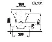 Jika Tigo Compact fali bidé H8302110003041 (8.3021.1.000.304.1)