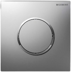 Geberit HyTouch 116.015.XX.1 pneumatikus vizelde vezérlés, Sigma10 dizájn (matt króm / fényes króm / matt króm, #116.015.KN.1)