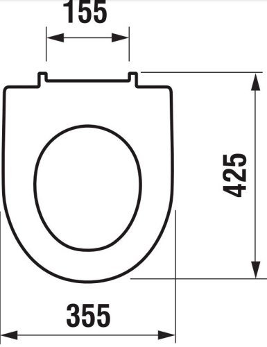 Jika Lyra Plus wc ülőke H8933843000631 (8.9338.4.300.063.1)