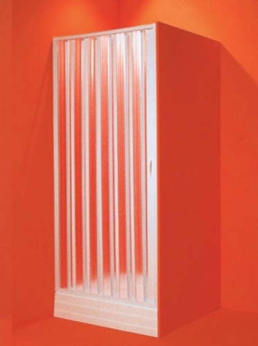 Hopa Colibri Marte zuhanyajtó műanyag betét, fehér, 80-60x185 cm