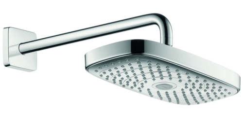 Hansgrohe Raindance Select E 300 2jet fejzuhany, 390 mm-es zuhanykarral, DN15 27385 000 (27385000)