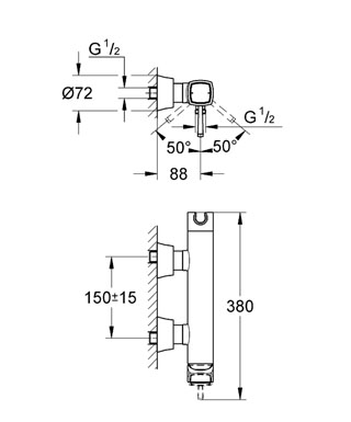 Grohe Grandera 23316 IG0 zuhanycsaptelep (23316IG0)