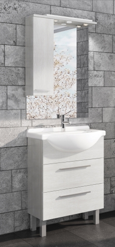 Tboss Trend 55 fürdőszobabútor komplett szett (erezett fehér)