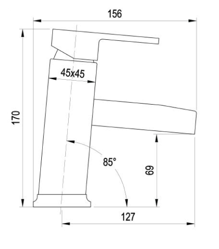 Aqualine Cantino mosdó csaptelep (1126-06)