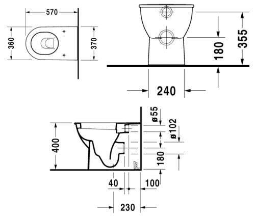 Duravit Darling New álló wc 2139090000