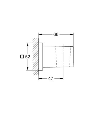 Grohe Euphoria Cube fali kézizuhany tartó 27693 000 (27693000)