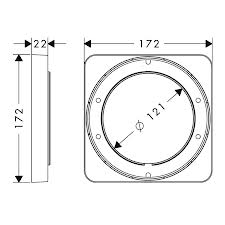 Hansgrohe Hosszabbító-rozetta 98860 000 (98860000)