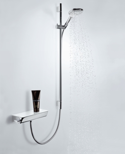 Hansgrohe Raindance Select E 120 3jet / Unica’S Puro 0.90 m fehér/króm zuhanyszett 26621 400 (26621400)