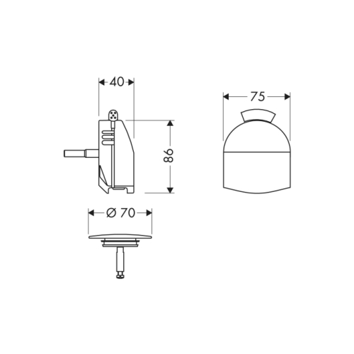 Hansgrohe Exafill színkészlet 58127 000 (58127000)