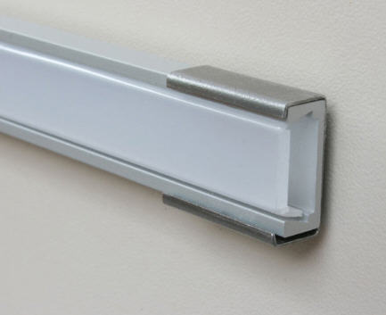 Sapho Eloxált aluminium fali profil LED szalaghoz 15,2x6 mm (1 méter, fali, #KL1888-1)