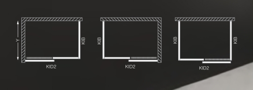 Roltechnik Kinedoor Line Kid2 1300 zuhanyajtó (brillant, transparent, 970-1300000-00-02)