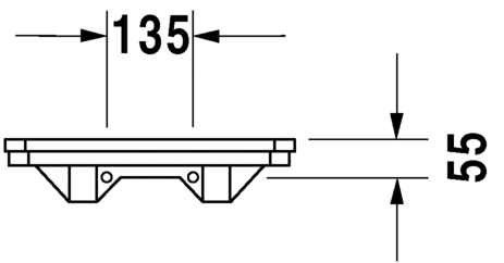 Duravit 1930 Polc 450 mm 0892450000