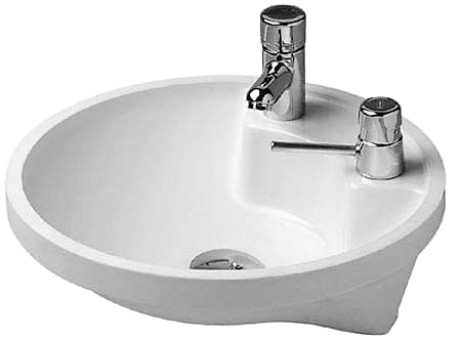 Duravit Architec Ø 40 cm-es alulról beépíthető mosdó 0462400000