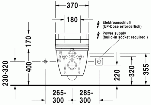 Duravit Darling New fali wc 2544090000