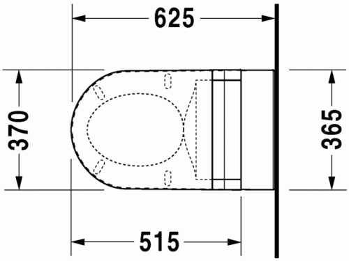 Duravit Darling New fali wc 2544090000