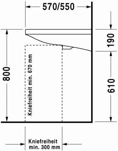 Duravit Durastyle 65x57 cm-es mosdó 2329650000