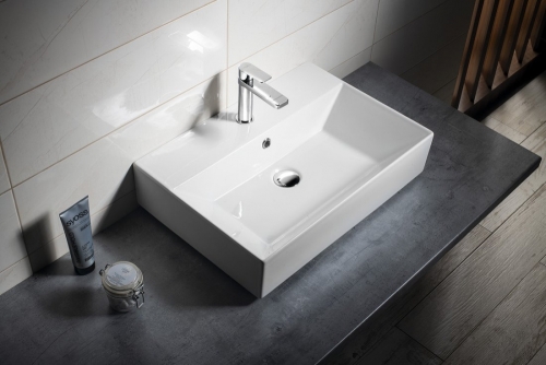 Sapho AQUALINE SISTEMA 60x42cm kerámiamosdó, fehér 10SF50060