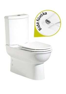 Creavit SELIN - WC + BIDÉ 2in1 - SL3141 kombi WC+BIDÉ - UNI kifolyású