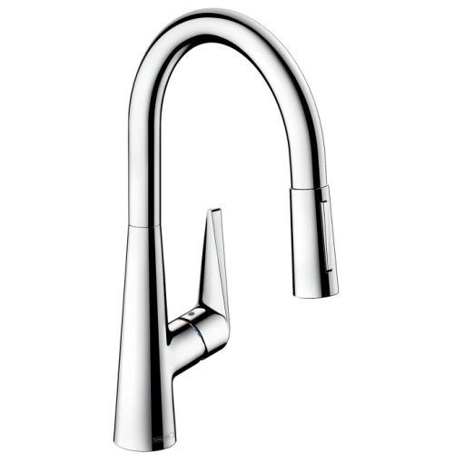 Hansgrohe Talis S egykaros konyhai csaptelep 200 kihúzható kifolyóval, króm 72813 000 (72813000)