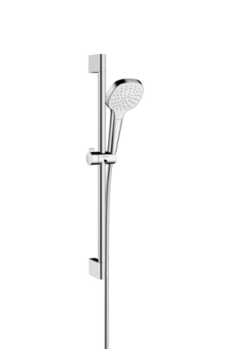Hansgrohe Croma Select E 1jet EcoSmart 9l/perc zuhanyszett 0,65m, fehér/króm 26585 400 (26585400)