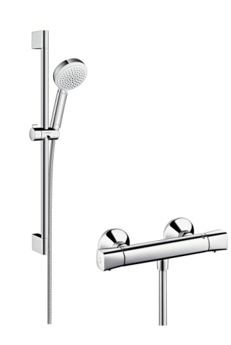 Hansgrohe Ecostat Combi 0,65m Crometta 100 Vario kézizuhannyal fehér/króm 27030 400 (27030400)