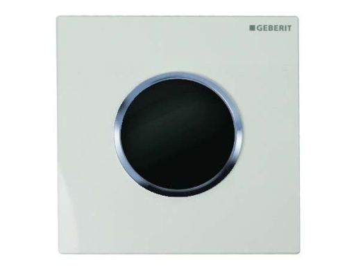 Geberit Sigma10 automata vizelde vezérlés, infravörös, hálózati fehér / fényes króm / fehér 116.025.KJ.1