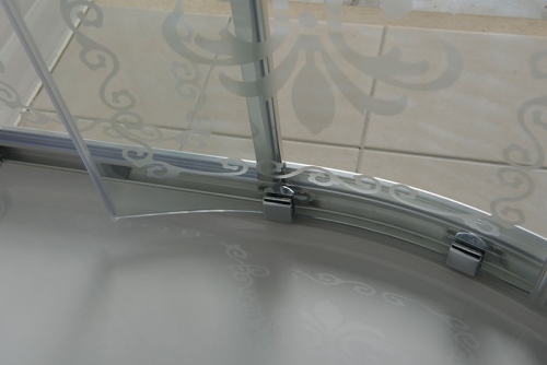Sapho ANTIQUE 90x90 cm-es negyedköríves zuhanykabin, eltolható kétszárnyú ajtó, króm (GQ5090)