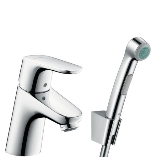 Hansgrohe Focus 70 egykaros mosdócsaptelep Bidette 1jet kézizuhany szett 1,60 m 31926000