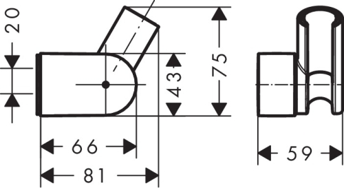 Hansgrohe Porter Vario kézizuhany tartó 28328 000 (28328000)