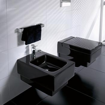 Villeroy & Boch Memento fali wc, fekete 5628 10 S0 (562810S0)