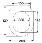 Villeroy & Boch Subway wc ülőke, SlimSeat, QuickRelease, SoftClosing 9M65 S1 01 (9M65S101)