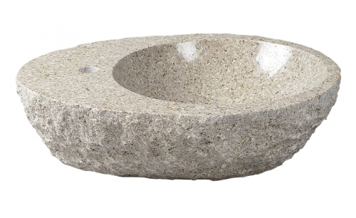 Sapho BLOK 56x46x15cm kőmosdó, vastag kő (2401-27)