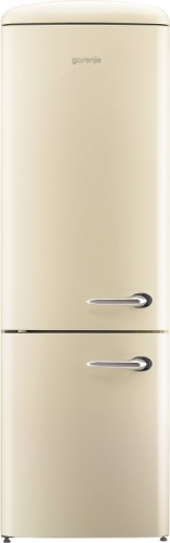 Gorenje alul fagyasztós kombinált hűtőszekrény, old timer A++, pezsgő ORK192CL