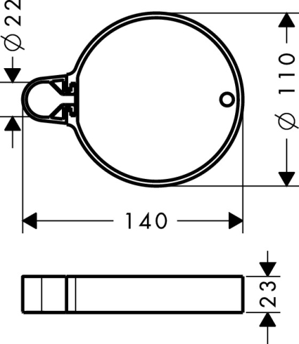 Hansgrohe Casetta'C szappantartó 28678 000 (28678000)