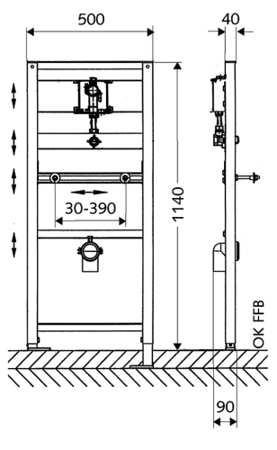 SCHELL COMPACT II vizelde-szerelőmodul 032820099