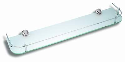 Novaservis Metalia 3 kerekített üvegpolc kerettel, króm 6353,0