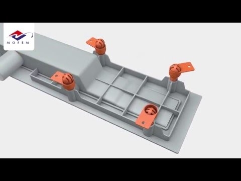 Mofém Linear Medium MLP-650 M padlósíkra építhető lefolyó 501-0002-01