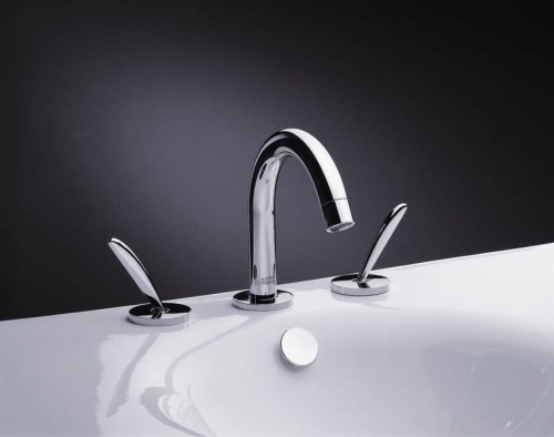 Hansgrohe AXOR Starck Classic 3 lyukú mosdócsaptelep automata lefolyó-garnitúrával 10133000