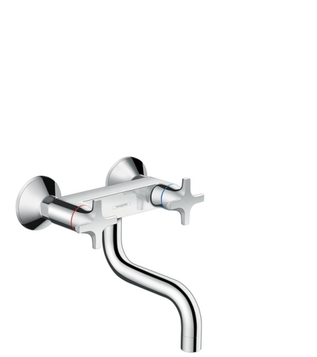 Hansgrohe Logis Classic Kétkaros fali konyhai csaptelep 71287 000 (71287000)