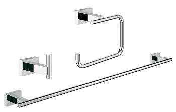 Grohe Essentials Cube 3 in 1 fürdőszobai kiegészítő szett 40777 001 (40777001)