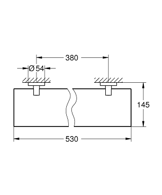 Grohe Essentials fürdőszobai polc 40799 001 (40799001)