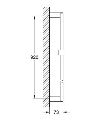 Grohe Euphoria Cube zuhanyrúd, 90 cm 27841 000 (27841000)