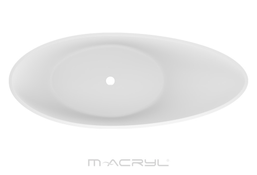 M-Acryl Paradise 180x80 cm szabadon álló kád fehér előlappal 12187