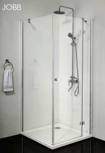 Sanotechnik Smartflex nyílóajtós szögletes zuhanykabin D1280L+D1170