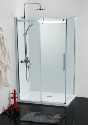 Sanotechnik PRESTIGE Elegance 90x140 aszimmetrikus zuhanykabin tolóajtóval N9140U