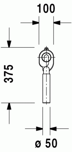 Duravit piszoár szifon 50 mm 0051110000